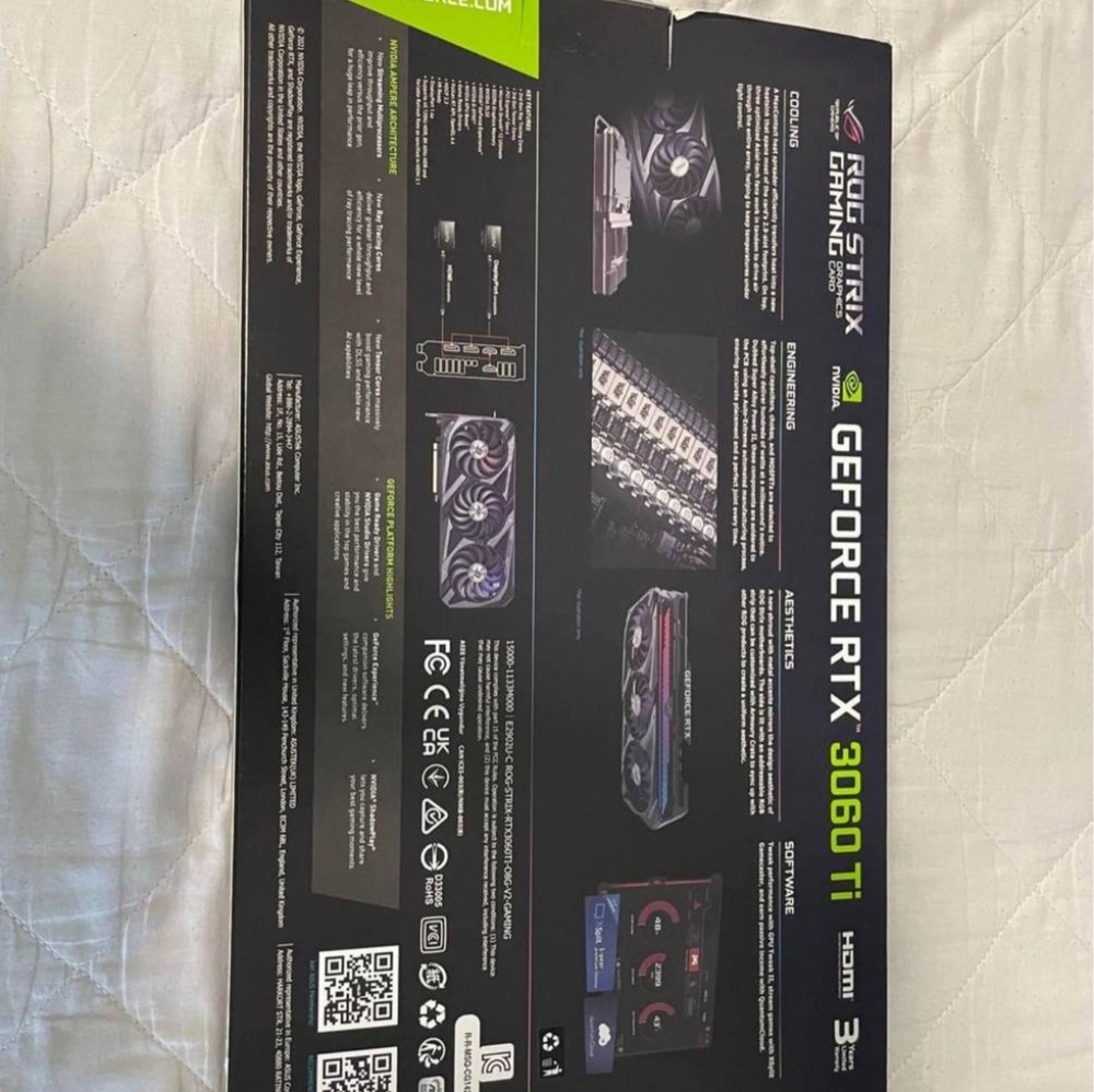ASUS ROG Strix RTX 3060 TI - Picture 2 of 5